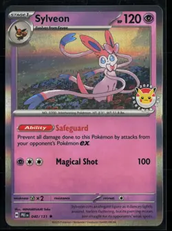 Sylveon 040/131 Pokemon Day 2025 Rare Holo Pokemon - Image 1