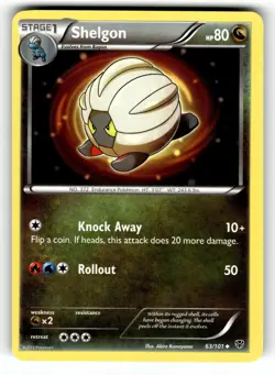 Pokemon: Plasma Blast Shelgon #63/101 Shelgon- Uncommon.VO5 - Image 1
