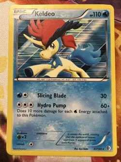 Keldeo 47/149 Holo Rare Pokemon Boundaries Crossed 2012 - Image 1