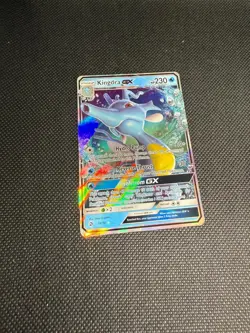 Kingdra GX 18/70 Holo GX Rare Dragon Majesty Pokemon Near Mint - Image 1