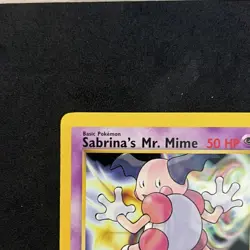 Pokemon TCG Sabrina's Mr. Mime Gym Heroes 1st Edition Rare 94/132 Basic HP50 20 - Image 2