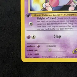 Pokemon TCG Sabrina's Mr. Mime Gym Heroes 1st Edition Rare 94/132 Basic HP50 20 - Image 5