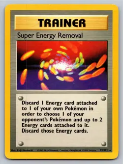 Super Energy Removal 79/102 Rare Base Set Unlimited Pokemon Moderately Played - Image 1
