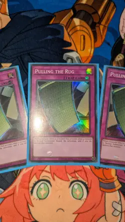 YuGiOh! | PLAYSET 3x Pulling the Rug | OP23-EN011 Super Rares | NM - Image 2