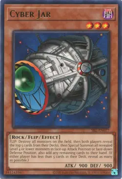 Yu-Gi-Oh! TCG SRL-EN077 Cyber Jar Rare NM - Image 1