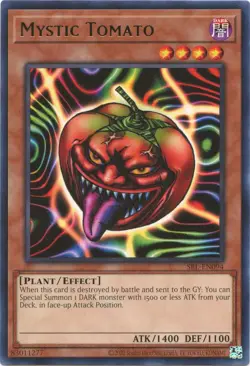Yu-Gi-Oh! TCG SRL-EN094 Mystic Tomato Rare NM - Image 1