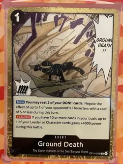 Bandai One Piece CCG Ground Death OP14-096 Event The Seven Warlords of the Sea - Image 1
