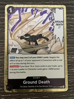 Bandai One Piece CCG Ground Death OP14-096 Event The Seven Warlords of the Sea - Image 3