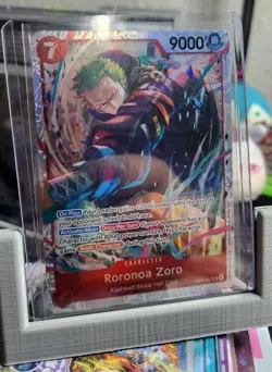 One Piece OP15 Roronoa Zoro EB04-007 SR - Adventure On Kami’s Island English NM - Image 1