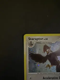 Staraptor 16/130 - Diamond & Pearl Base - Holo Rare - SWIRL! - Pokemon Card - LP - Image 5