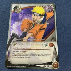 Naruto Uzumaki PR US001 CCG Promo Foil Card. Ultra Rare - Image 1