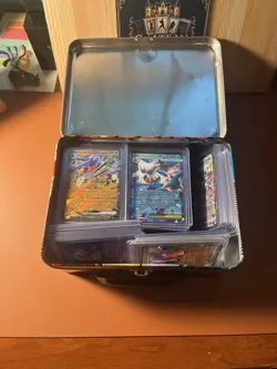 Pokemon Lot EX GX V VMAX w/ Tin (104 total cards) - Image 1
