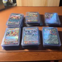 Pokemon Lot EX GX V VMAX w/ Tin (104 total cards) - Image 2