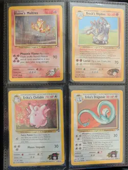 Pokemon Gym Challenge and Gym Heroes - Complete Sets - *missing 1 card* - Image 4