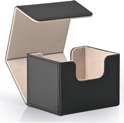 Card Deck Box for Trading Cards, MTG Commander Deck Box Holds 120+ Single Sleeve - Image 1