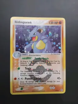 LP Nidoqueen 9/112 FireRed & LeafGreen Reverse Holo Pokemon Card - Image 2