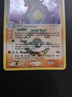LP Nidoqueen 9/112 FireRed & LeafGreen Reverse Holo Pokemon Card - Image 4