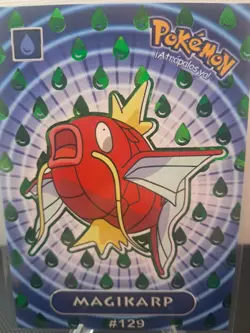 Pokemon Magikarp #129 Green Holo Peru Electric Corporation Card non -TCG NM - Image 4