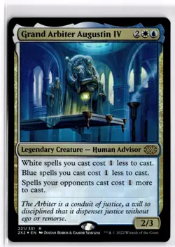 Grand Arbiter Augustin IV Foil Double Masters 2022 LP MTG Magic: the Gathering - Image 1