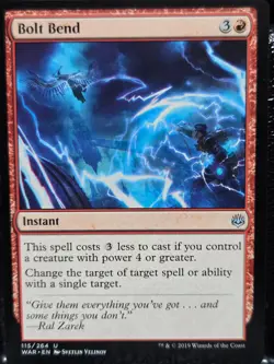 Bolt Bend 115 Uncommon War of the Spark Magic: The Gathering Near Mint - Image 1