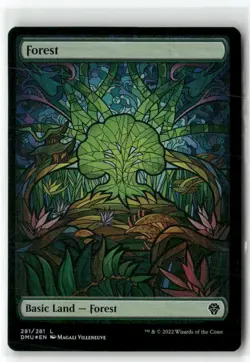 Forest (Showcase) 281 Land Dominaria United Magic: The Gathering Foil Near Mint - Image 1