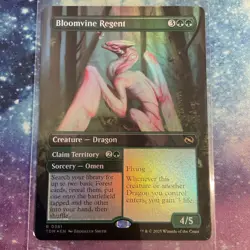 Bloomvine Regent // Claim Territory (FOIL) x1 - MTG Tarkir: Dragonstorm TDM #381 - Image 1