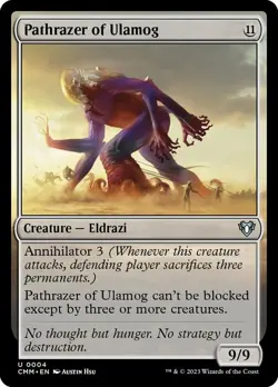 MTG Pathrazer of Ulamog, Commander Masters, Damaged, English - Image 1
