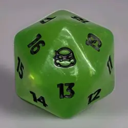 Magic Teenage Mutant Ninja Turtles Bundle Oversized Spindown Life Counter Die - Image 1