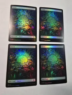 4x Forest (281) - Foil - Dominaria United - Near Mint - MTG - Image 1