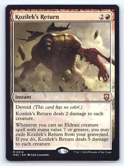 Kozilek's Return 214 Mythic Commander: Modern Horizons 3 Magic: The Gathering LP - Image 1