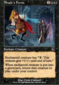 MTG Shade's Form - Foil, Torment, Heavily Played, English - Image 1