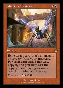 MTG Mizzix's Mastery - Foil - Retro Frame, Ravnica Remastered, Lightly Played, E - Image 1