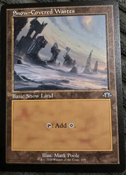 Snow-Covered Wastes Retro Frame - Modern Horizons 3 - MTG - Image 1