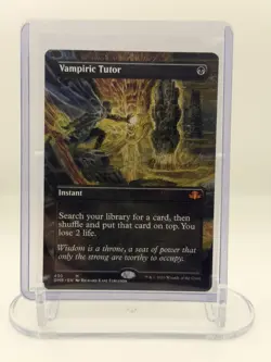 Vampiric Tutor (Borderless) Dominaria Remastered Regular Near Mint (NM) - Image 1