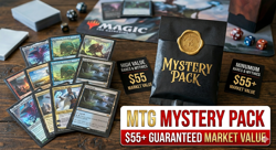 MTG Mystery Pack - $55 Minimum Value! All Rares/Mythics - Image 1