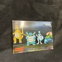 Pokemon Topps Mewtwo Strikes Back Round One Equals Defeat Holo Foil - Image 2