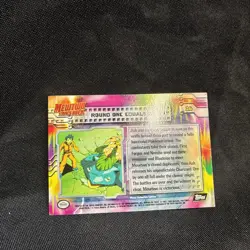 Pokemon Topps Mewtwo Strikes Back Round One Equals Defeat Holo Foil - Image 3