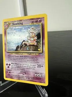 Slowking - 14/111 Neo Genesis Unlimited Holo Rare Card Pokemon TCG WOTC W/SWIRL! - Image 2