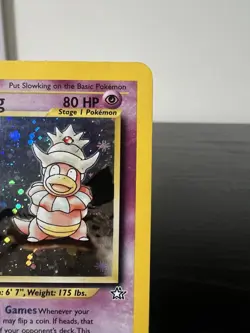 Slowking - 14/111 Neo Genesis Unlimited Holo Rare Card Pokemon TCG WOTC W/SWIRL! - Image 4