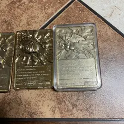 Nintendo Pokemon 1999 Limited Edition Charizard Metal Card 24K Gold Plated ++ - Image 5