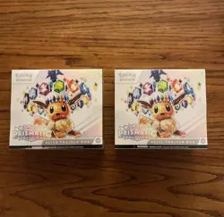 Lot of 2x Pokemon TCG Prismatic Evolutions Elite Trainer Box ETBs Factory Sealed - Image 1
