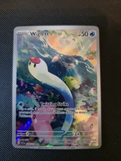 Wiglett 206/198 Sv01: Scarlet & Violet Base Set Illustration Rare Holo - Image 1