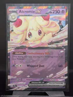 Pokemon Alcremie ex Double Rare SV09: Journey Together 075/159 NM - Image 1