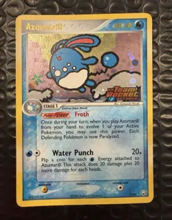 The Pokemon Company Azumarill 1/109 Team Rocket Returns Holo Rare Eng 2004 80HP - Image 1