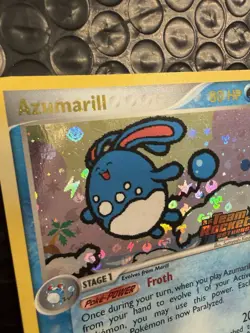 The Pokemon Company Azumarill 1/109 Team Rocket Returns Holo Rare Eng 2004 80HP - Image 3