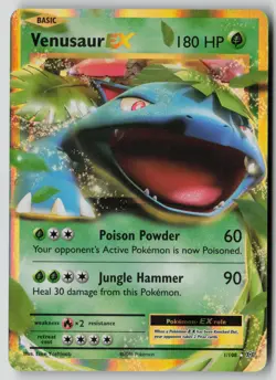 Venusaur EX 1/108 Holo EX Rare Evolutions Pokemon NM - Image 1