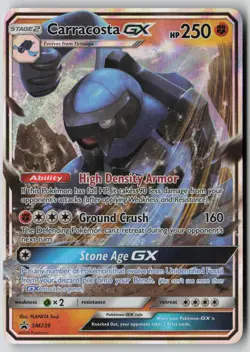 Carracosta GX - SM239 Holo Promo Sun & Moon Promo Pokemon LP - Image 1