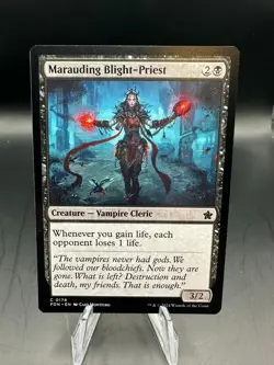 MAGIC THE GATHERING MTG FOUNDATIONS MAURADING BLIGHT-PRIEST - Image 1