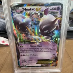 The Pokemon Company Pokemon TCG Mewtwo EX 61/162 Breakthrough Holo PSA 9 English - Image 3