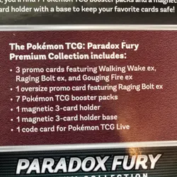 Pokemon TCG: Paradox Fury Premium Collection 2024 Amazon Holiday Exclusive NEW - Image 4